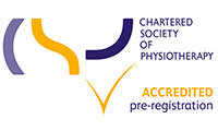 Chartered Society of Physiotherapists logo.